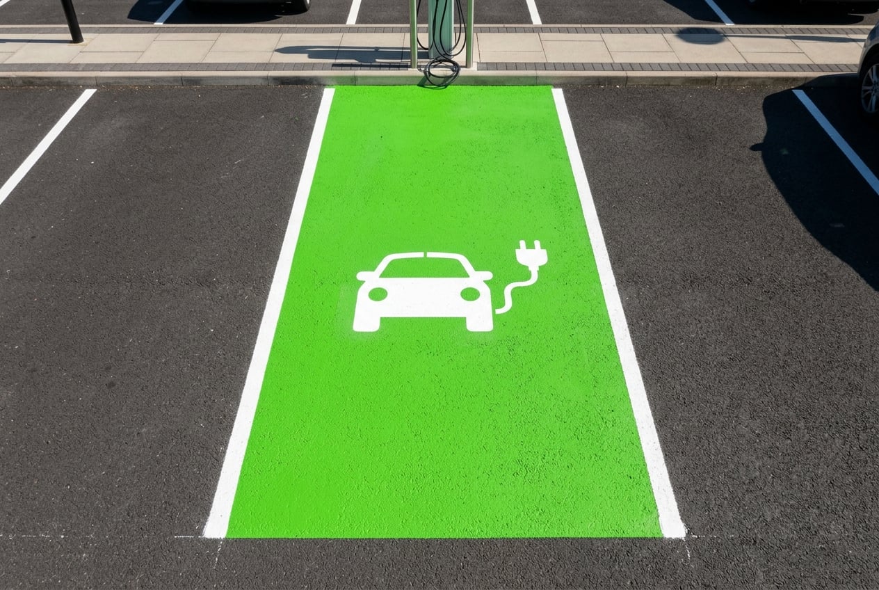EV Charging Bays - Tri State Sealcoating & Line Striping